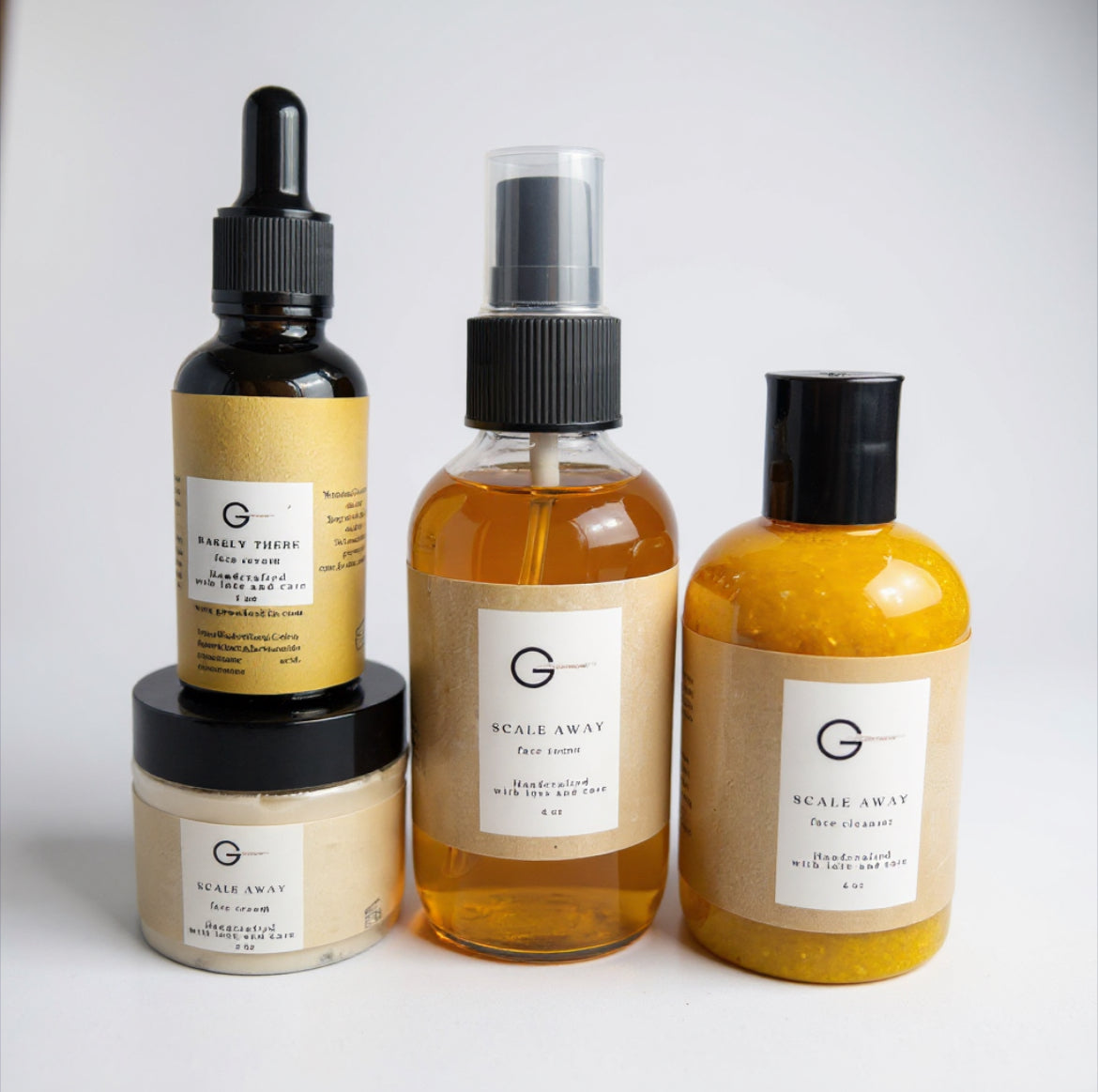 Scale Away™ Seb Derm Face Set – Customizable Skincare for Seborrheic Dermatitis & Sensitive Skin