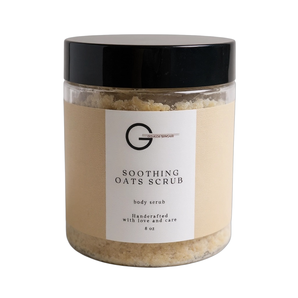 Soothing Oatmeal Body Scrub – Best Homemade Sugar Scrub for Dry & Sensitive Skin