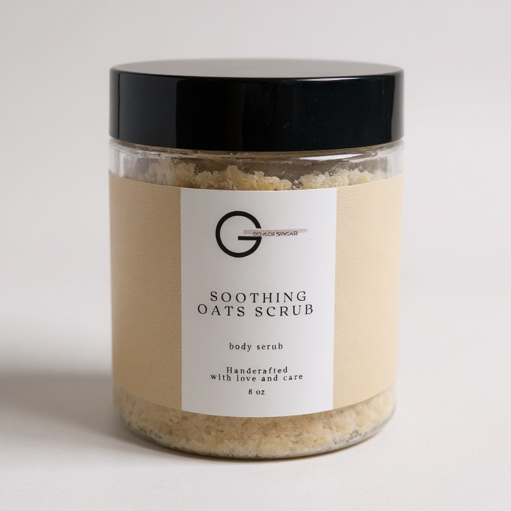 Soothing Oatmeal Body Scrub – Best Homemade Sugar Scrub for Dry & Sensitive Skin