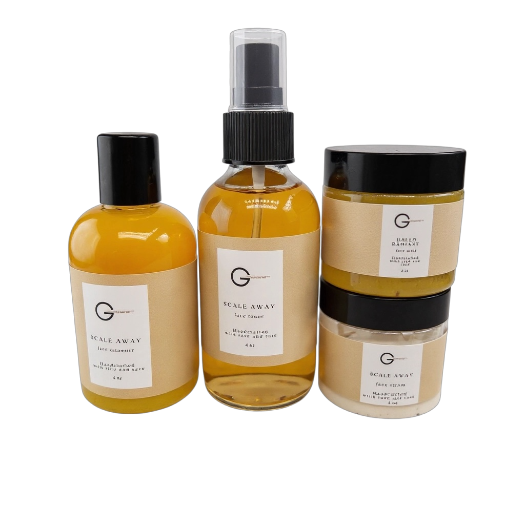 Scale Away™ Seb Derm Face Set – Customizable Skincare for Seborrheic Dermatitis & Sensitive Skin