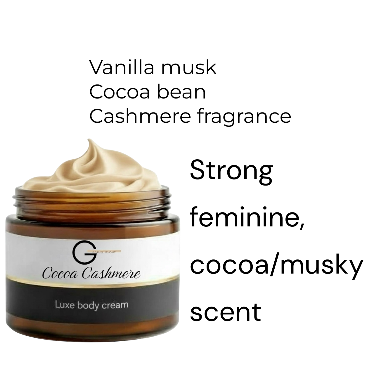 Luxe Body Cream™ – for Dry, Itchy Skin with Jojoba & Cupuaçu Oils | Long-Lasting Hydration & Radiant Glow